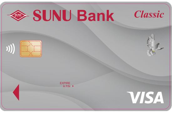 visa classic card of sunu bank togo