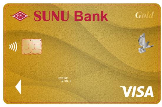 visa gold card of sunu bank togo